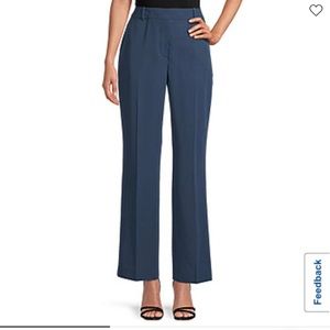 Worthington Curvy Fit Perfect Trouser in Navy Size 8